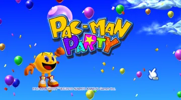 PAC-MAN PARTY screen shot title